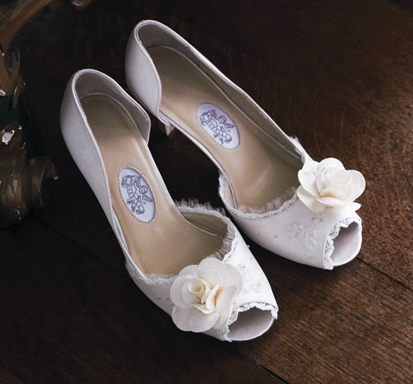 bride might consider bridal shoes with chunky heels while a romantic at