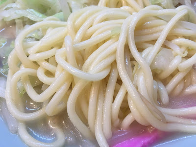 三軒茶屋にある長崎の長崎ちゃんぽんの麺