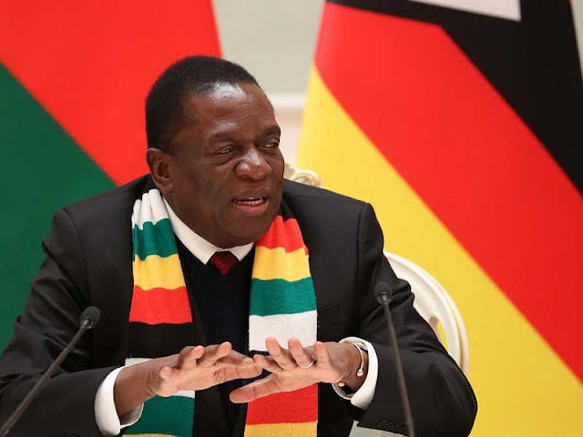 Emerson Mnangagwa Batal Hadiri Forum Ekonomi Dunia Setelah Pergolakan di Zimbabwe