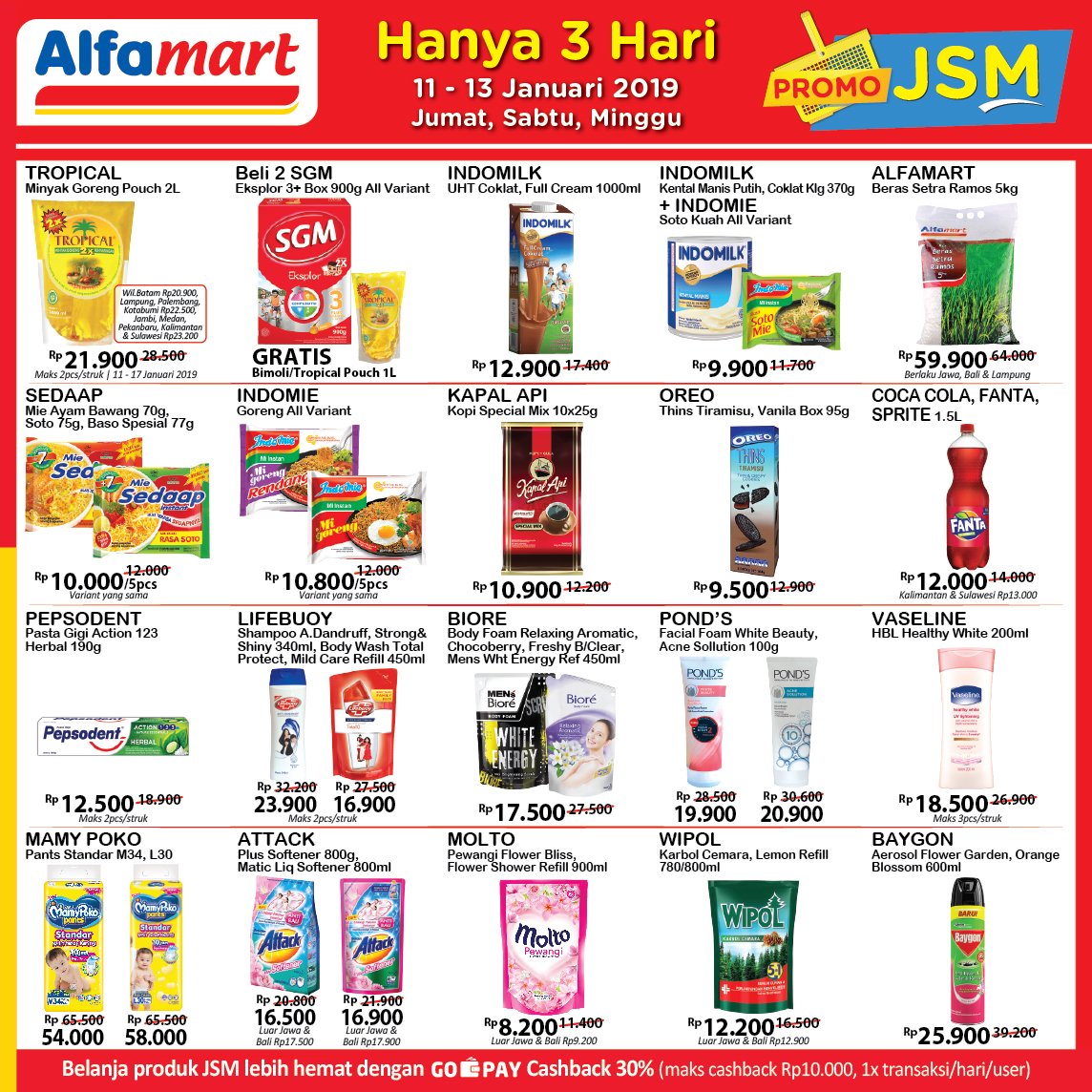 #Alfamart - #Promo #Katalog #JSM Periode 11 - 13 Januari 2019