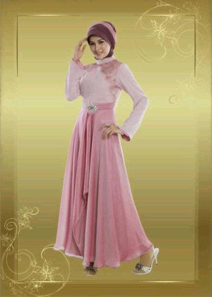 Model Baju Pesta Muslimah Dari Bahan Sifon Model Baju 