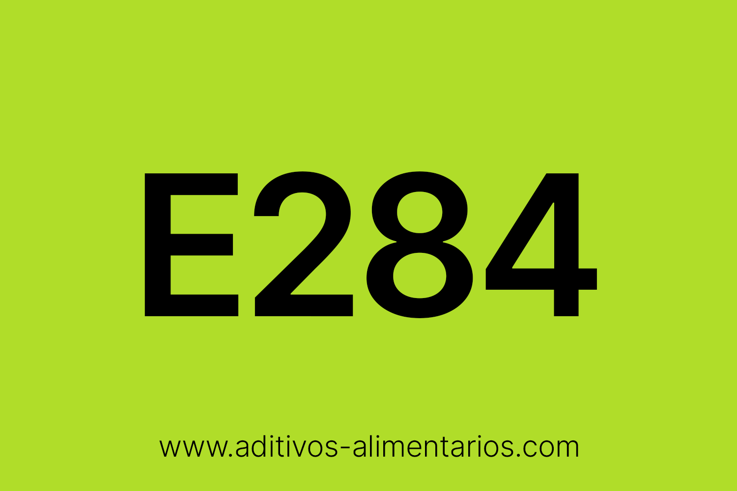 Aditivo Alimentario - E284 - Ácido Bórico