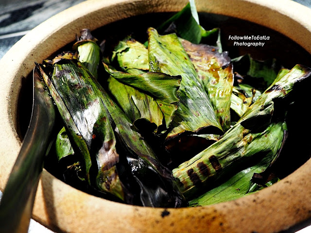 Assorted Grilled Fish Wrapped In Banana Leaf