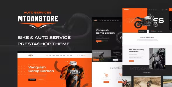 Best Bike & Auto Service Prestashop Theme