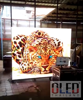ป้ายไฟวิ่ง P13.33 7สี OLED THAILAND