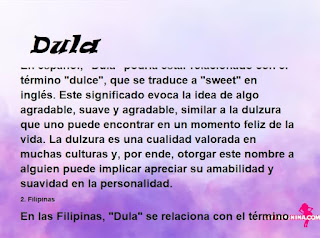 significado del nombre Dula