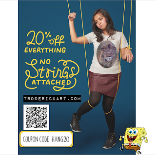 Coupon code HANG20 TRoderickArt