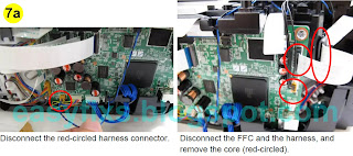 How to disassemble Canon MG5100, MG5120, MG5140, MG5150, MG5170, MG5180 for replacement or cleaning of ink absorber