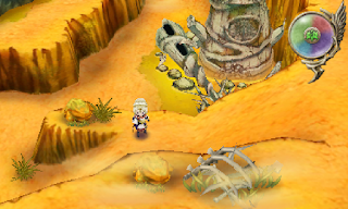 Garnet explores the Corridor of Hunger in the Roaring Valley, an area in The Legend of Legacy.