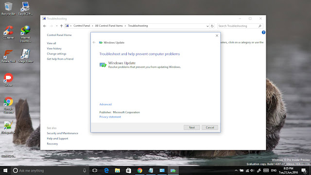 Windows Update Troubleshooter Trong Windows 10
