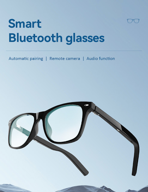 G05-C Wireless bluetooth Earphone Smart Glasses Stereo Sound Automatic Pairing Remote Camera IP67 Waterproof Blue Light Protection Smart Audio Glasses