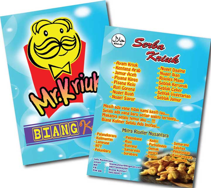 Desain Stiker Seblak - gambar spanduk