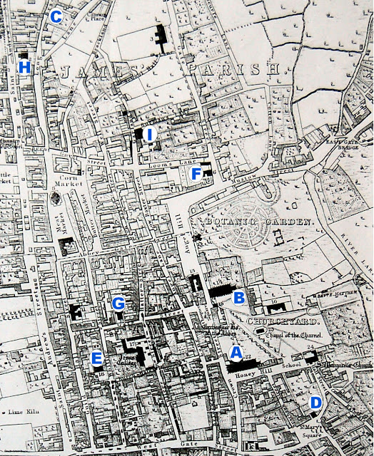 Map of Bury St Edmunds_central area