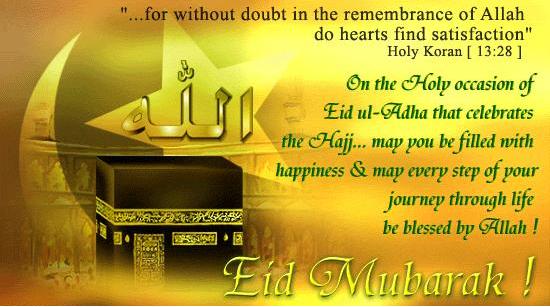 Happy Eid ul Adha To All Muslims In The World. - Islam for 