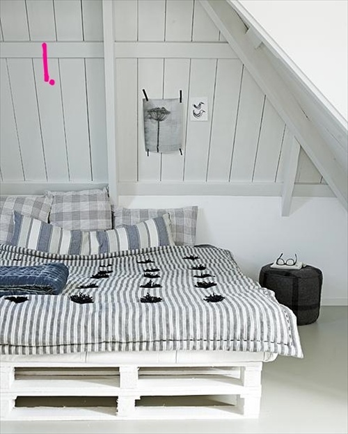 Pallet Bed Frame Plans | Pallet Furniture Ideas