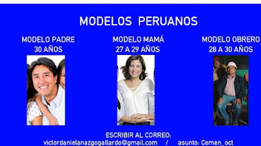 CASTING PERÚ: Se buscan MODELOS - HOMBRES / MUJERES de 27 a 30 años para COMERCIAL