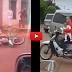 Careless Woman Trying To Cross the Road With Her Baby!