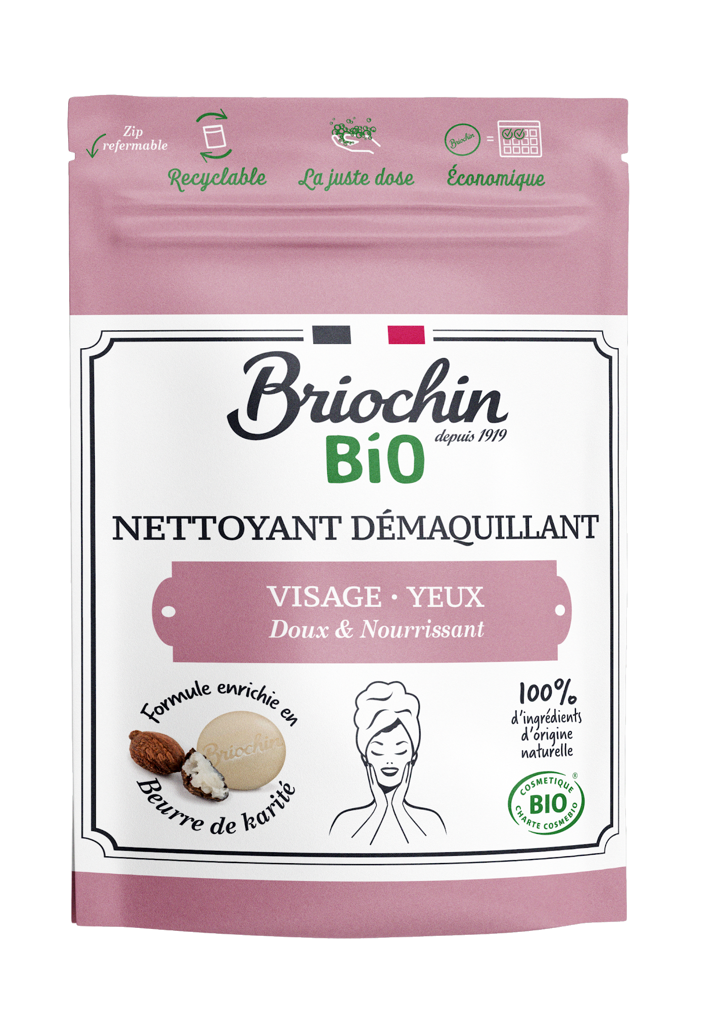 Briochin nettoyant démaquillant