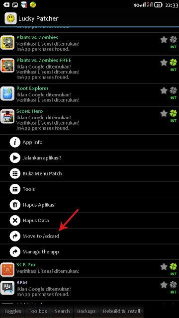 pemindah aplikasi ke sd card