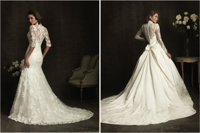 Lace Back Wedding Dresses Part 2