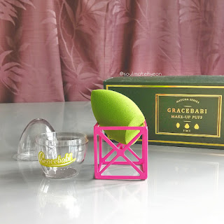 Gracebabi Matcha Series Make-Up Puff 3-in-1