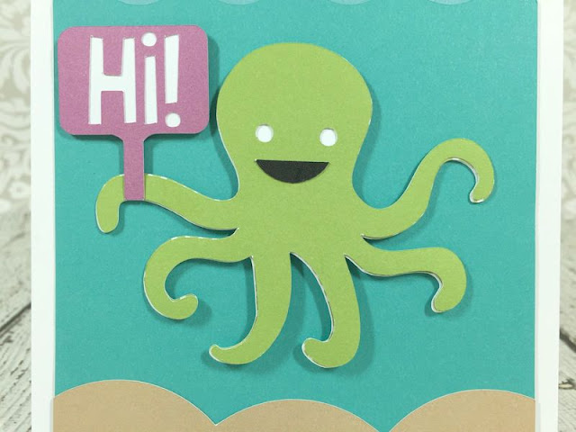 Cricut Artistry Octopus card