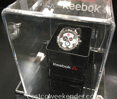 Accessorize when you go out or work out with the Reebok Impact Chrono Stainless Steel Men's Watch