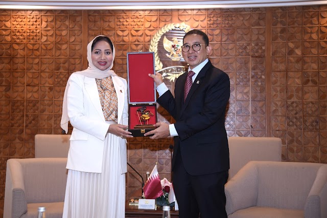 Dubes Qatar untuk RI Akhiri Masa Tugas, Fadli Zon Sampaikan Penghormatan