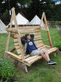 outdoor bench Shambala festival