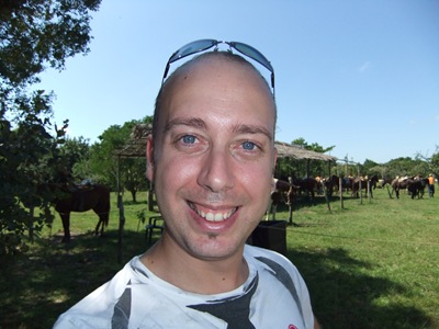 Montar a cavalo pela primeira vez!