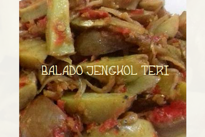 Resep masakan Balado Jengkol dicampur Teri super Enak