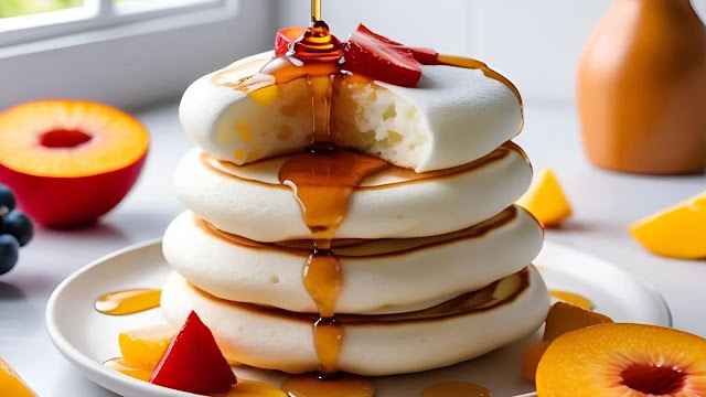 Fluffy Japanese Soufflé Pancakes
