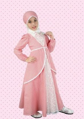 33 Gambar Model  Baju  Muslim  Anak  Perempuan Terbaru 2019
