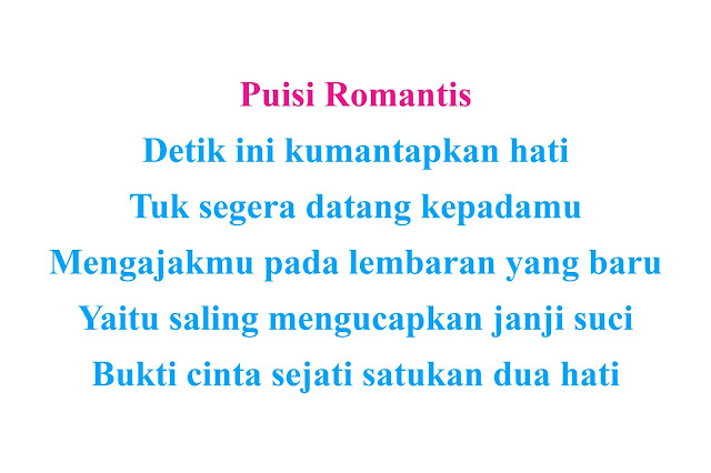 puisi cinta romantis banget