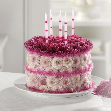 Free Wallpapers on 3d Wallpaper  Happy Birthday Flower Cake