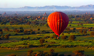 Bagan ride with Balloons