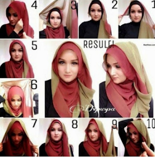 Cara Memakai Hijab Pashmina