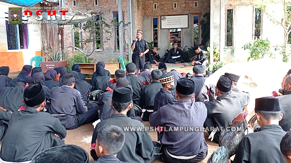 Tes Jago Calon Warga SH Terate Ranting Air Hitam Cabang Lampung Barat di Pekon Sri Menanti
