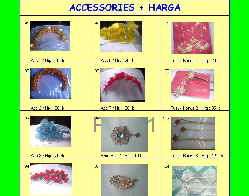  KREASI  SANGGUL  MODERN  12 ACCESSORIES SANGGUL  1