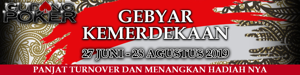 Event Gebyar Kemerdekaan GudangPoker 2019