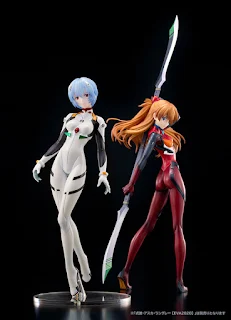 Figure 1/6 Rei Ayanami - Rebuild of Evangelion, AmiAmi x Amakuni