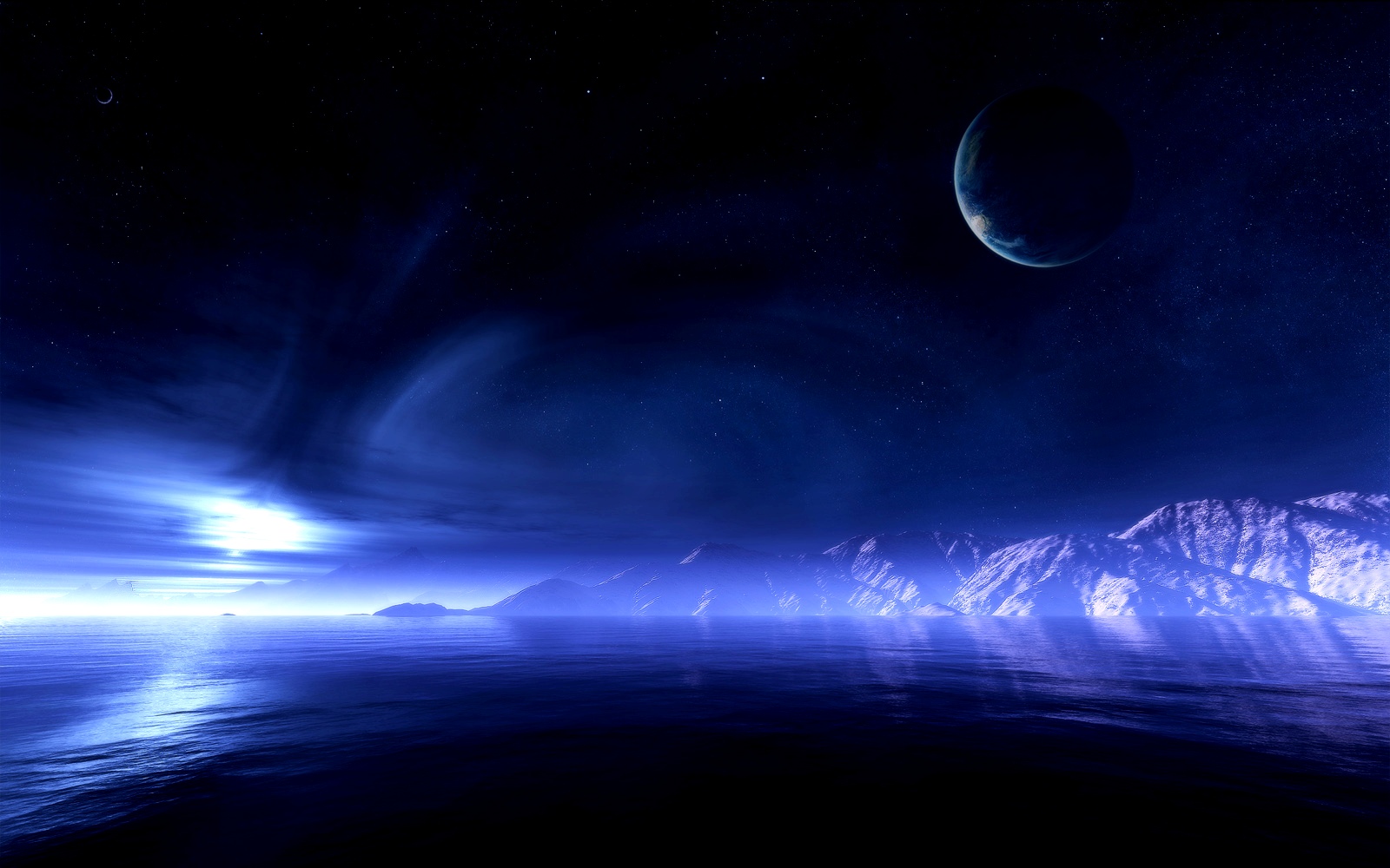 Alien Landscape Wallpaper