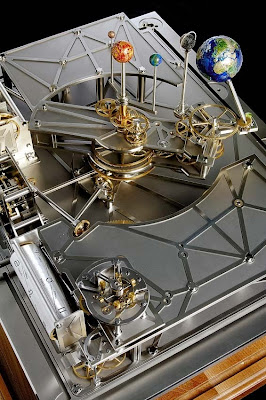 Détails du mouvement Greubel Forsey - Richard Mille Planétaire-Tellurium