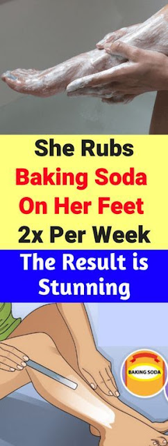 She Rubs Baking Soda On Her Feet 2x Per Week. The Result is Stunning