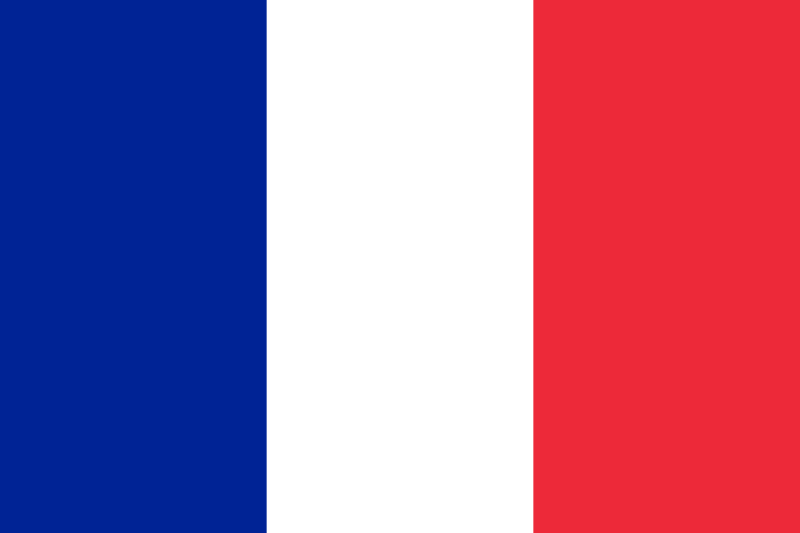 national flag of france. The national flag of France