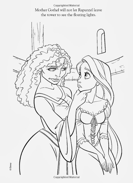 Disney Tangled Coloring Pages Printable 2