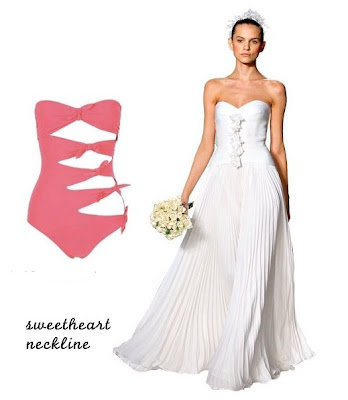 sweetheart neckline portrait