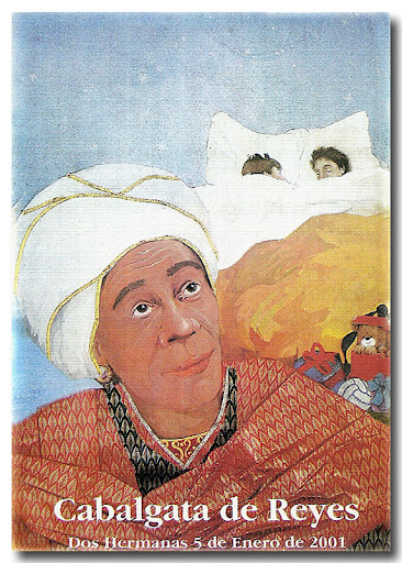 Cartel Cabalgata 2001, autor: David Díaz Cantelar