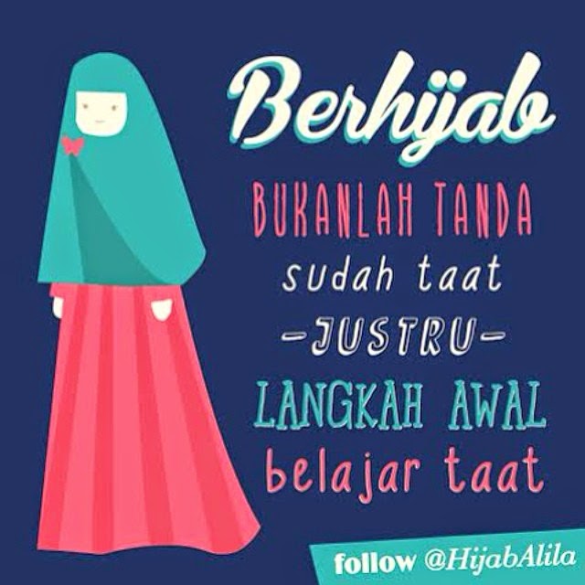 Gambar Animasi Berhijab Syari Warna Marun