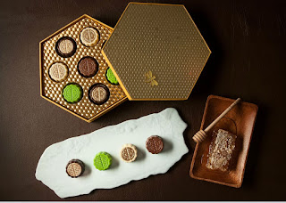 Source: Shangri-La Hotel, Singapore. The Honey Chocolate Collection.